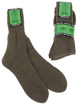 Army sokker oliven  3 stk 13091B