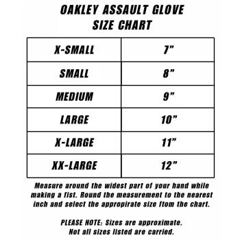 Oakley Si Assault Gloves Size Chart